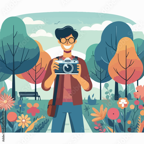 photographer illustration