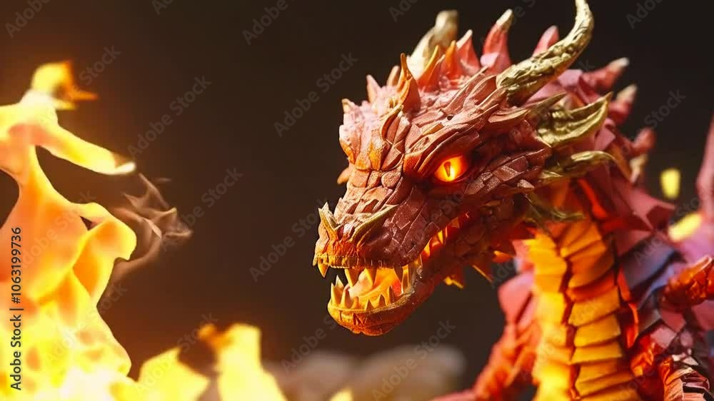 Fire Dragon Stop Motion Animation Fire Dragon Stop Motion Animation