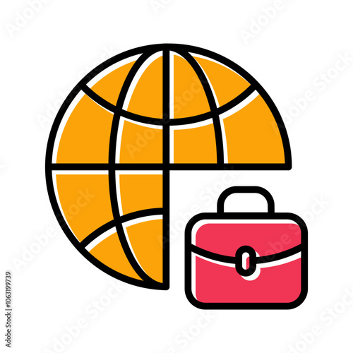 International Job Vector Icon