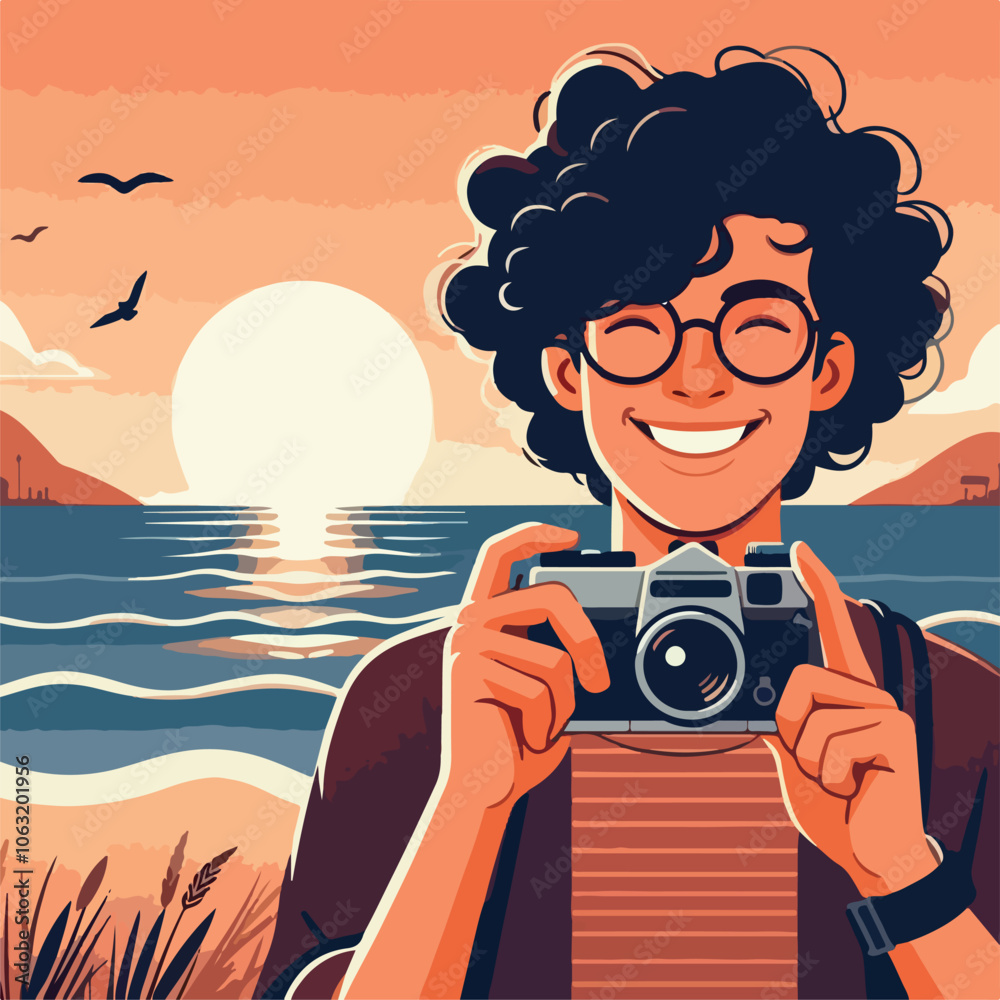 photographer illustration