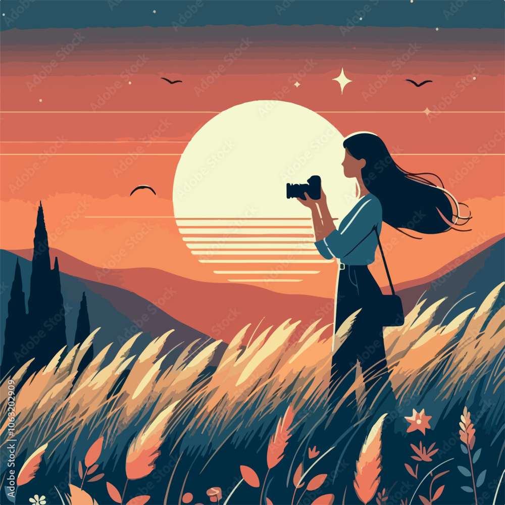 photographer illustration