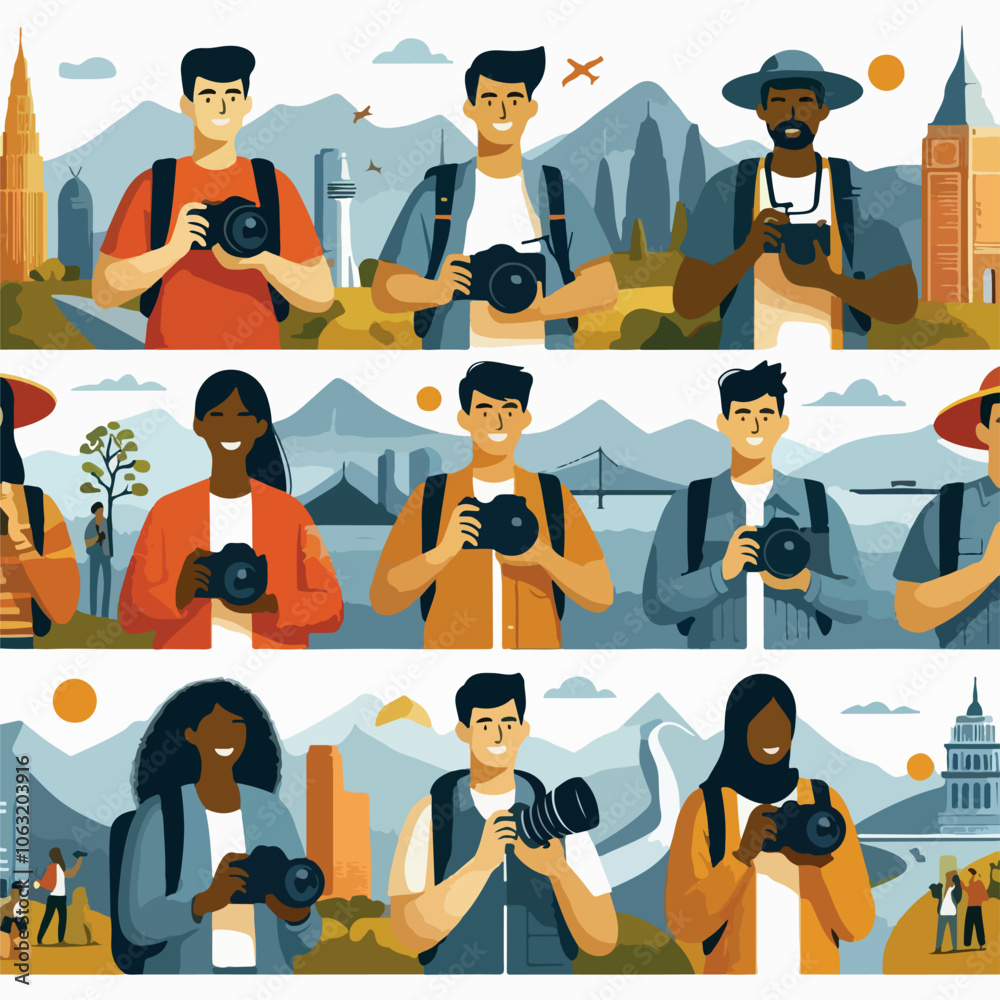 photographer illustration