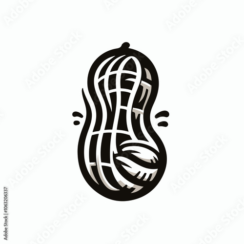 peanut logo illustration