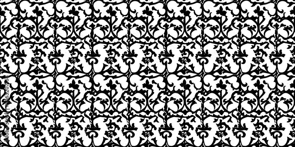 Medieval patterns with a historical, intricate design. seamless background pattern Medieval patterns with a historical, intricate design. seamless background pattern