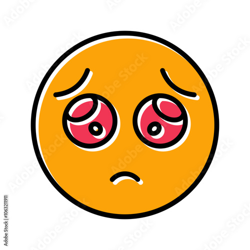 Pleading Face Vector Icon