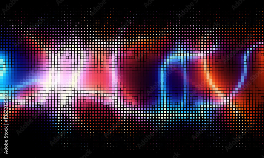 abstract technology particles halftone vector background abstract technology particles halftone vector background