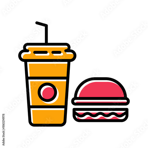Party Food Vector Icon