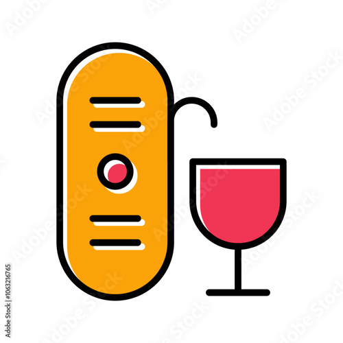 Wine Aerator Vector Icon