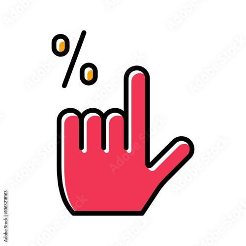 Click Through Rate Vector Icon
