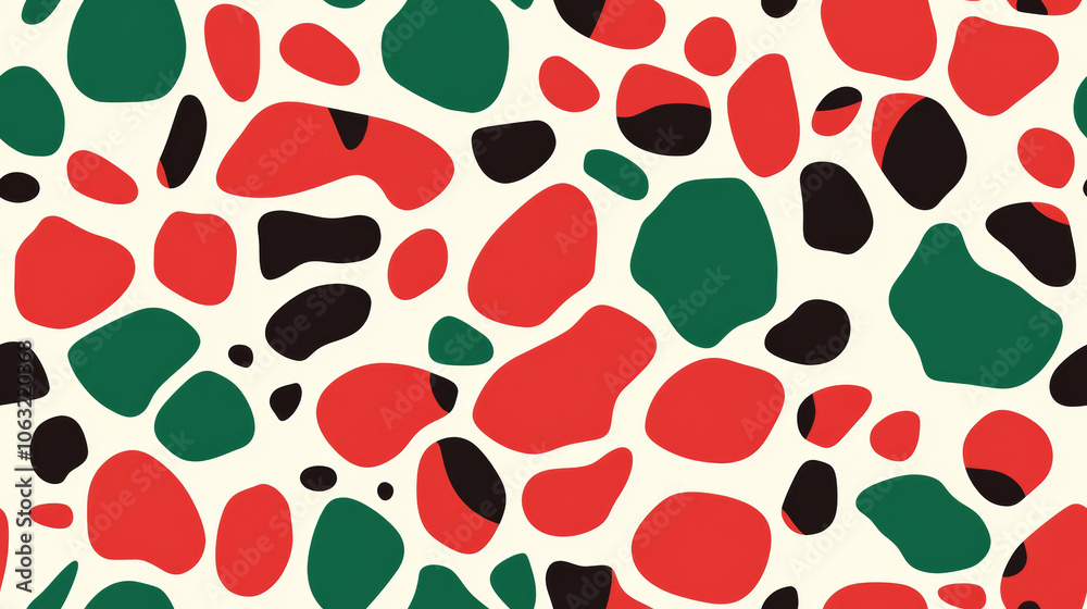 giraffe skin print seamless patchwork pattern in red green black white paint. fashion trendy background for fabric design wallpaper giraffe skin print seamless patchwork pattern in red green black white paint. fashion trendy background for fabric design wallpaper