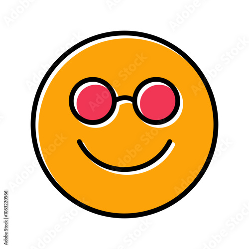 Nerd Face Vector Icon