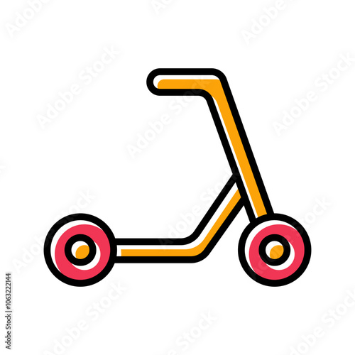 Kick Scooter Vector Icon
