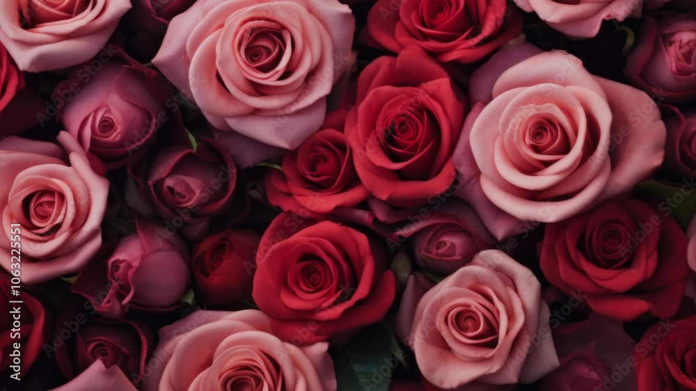 Beautiful pink and red roses blooming patterns. Beautiful pink and red roses blooming patterns.
