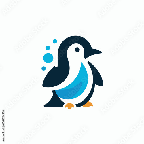 penguin logo illustration