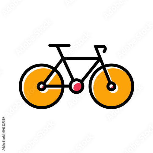 Bicyclist Vector Icon