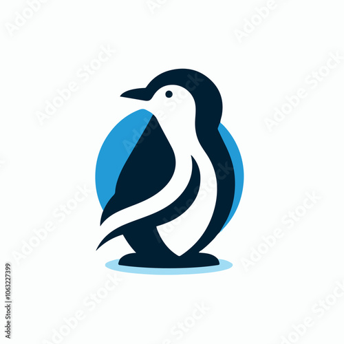 penguin logo illustration