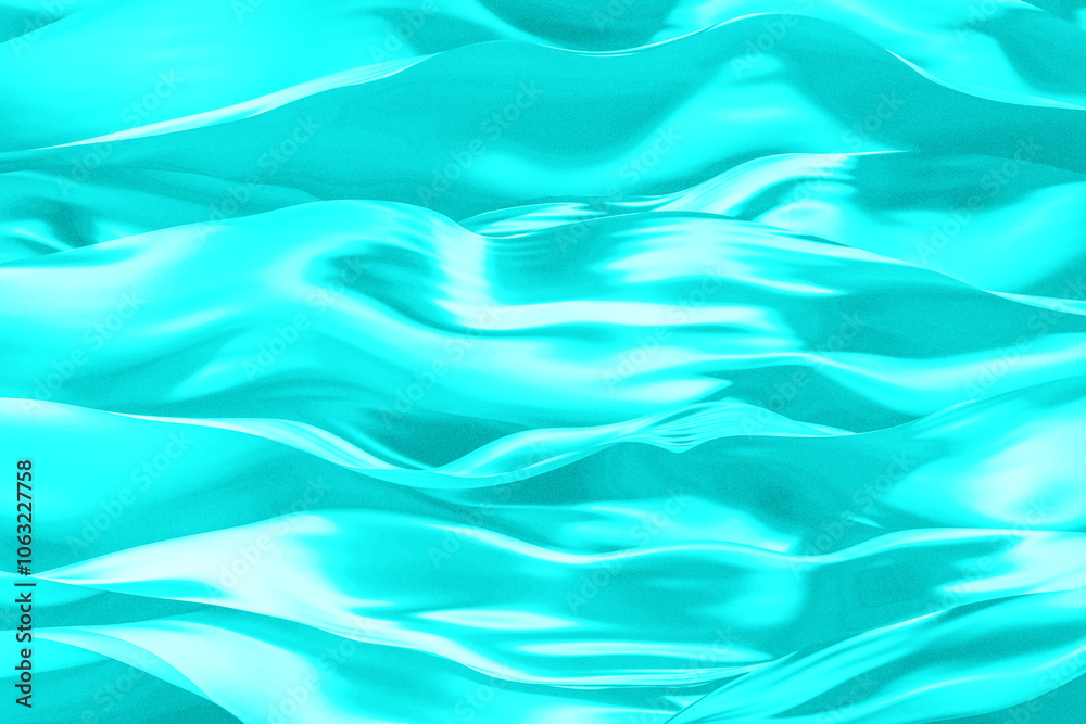 Fototapeta premium Teal Blue Noise and Static Abstract Background for Modern Designs