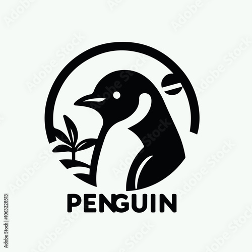 penguin logo illustration