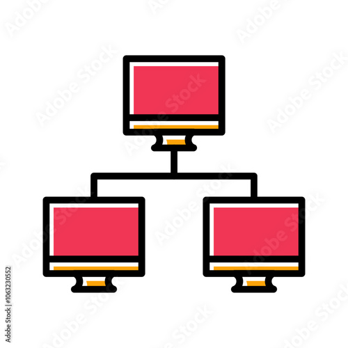 News Network Vector Icon