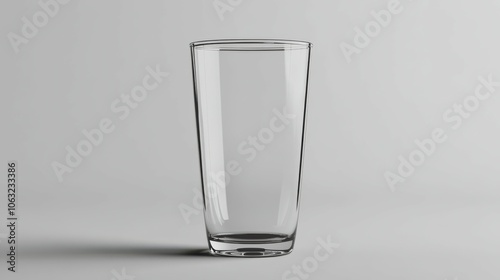 Empty Beer Glass Mockup