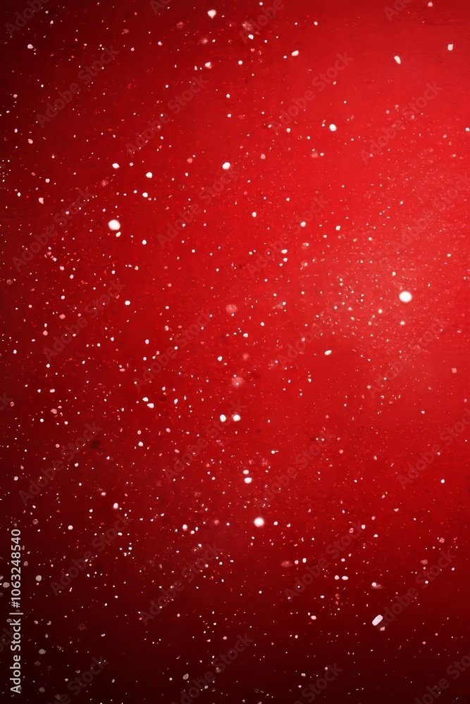 A textured red background with scattered white specks resembling stars. A textured red background with scattered white specks resembling stars.