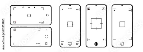 Digital camera app with easy-to-use interface, featuring customizable zoom, focus, and timer settings, ideal for smartphone.