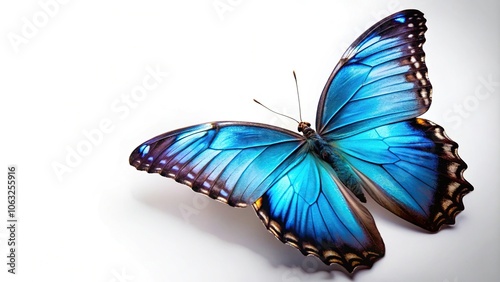 Butterfly wing texture background with a tilted angle perspective