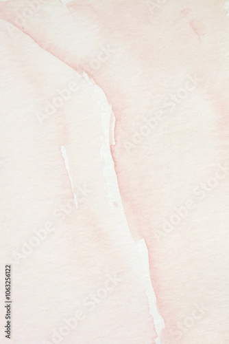 Watercolor texture background. Abstract light pink painting backdrop. template, card. Copy space