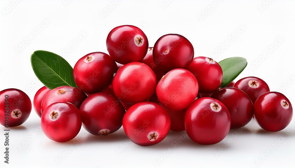 Cranberry on isolate White background, PNG Cranberry on isolate White background, PNG