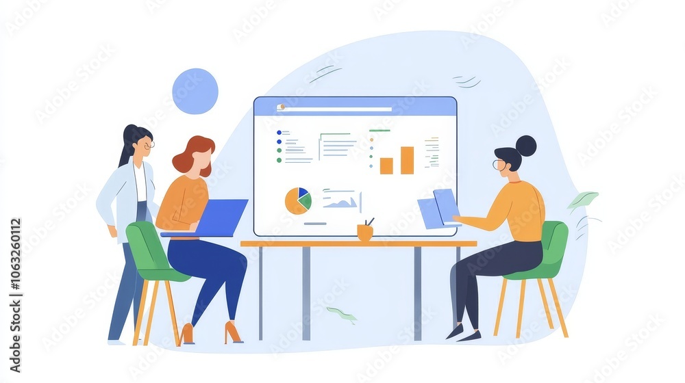 business meeting in office