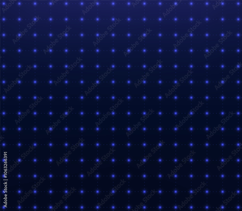 Abstract grid background with lines and dots. Grid for Virtual Technology Futuristic User Interface HUD. Neural network of artificial intelligence and high-tech. Vector illustration