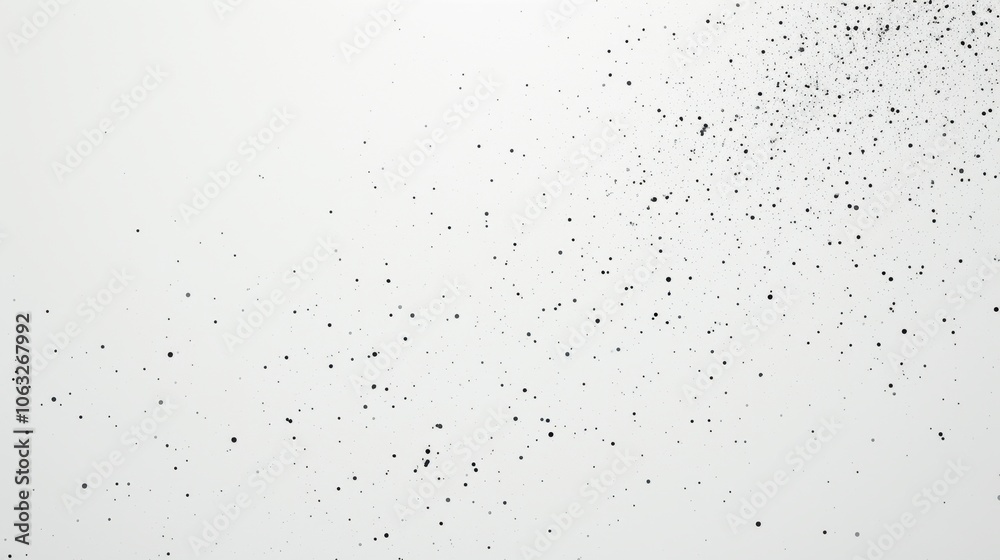 Abstract black particles scattered against a light gray background, creating a sense of depth and texture. Abstract black particles scattered against a light gray background, creating a sense of depth and texture.