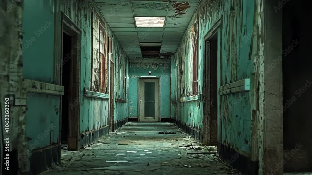 Abandoned Building Hallway Abandoned Building Hallway