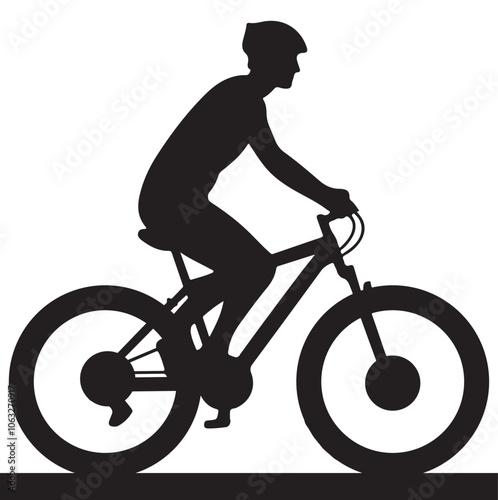Person Cycling Silhouette