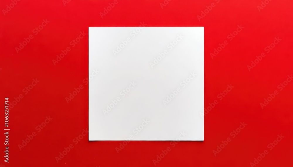 Blank picture frame on red background Blank picture frame on red background
