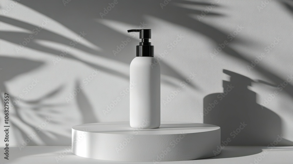 Product Packaging Pump Bottle Mockup