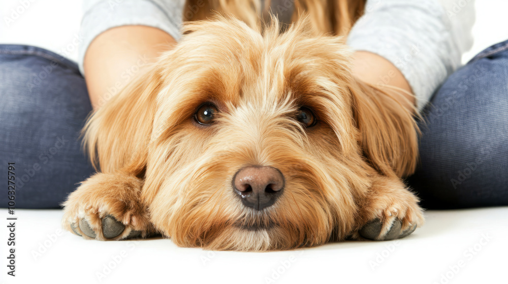 Hypoallergenic dog breeds displayed alongside allergy-prone individuals, showcasing the benefits of friendly, allergy-sensitive dogs.