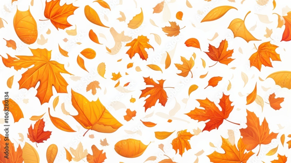 A vibrant collection of falling orange leaves, showcasing the beauty of autumn in a light, airy setting. A vibrant collection of falling orange leaves, showcasing the beauty of autumn in a light, airy setting.