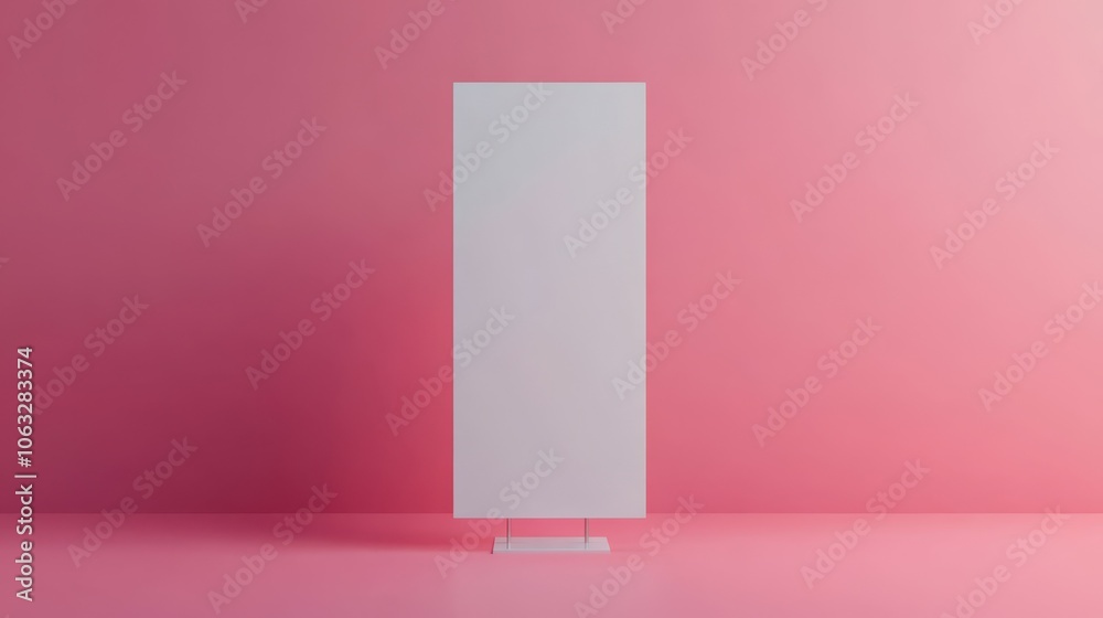 Promo Stand Banner Mockup Promo Stand Banner Mockup