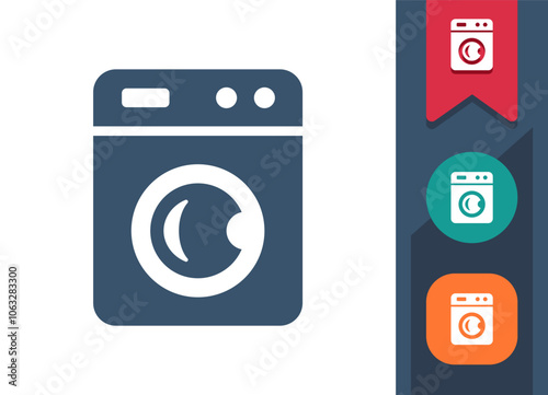 Washing Machine, Dryer Icon