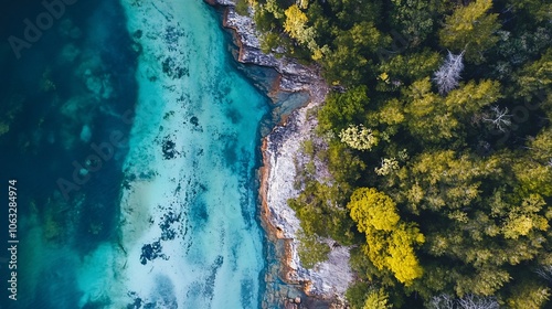 Fototapeta Naklejka Na Ścianę i Meble -  Wander through the scenic landscapes of Bruce Peninsula