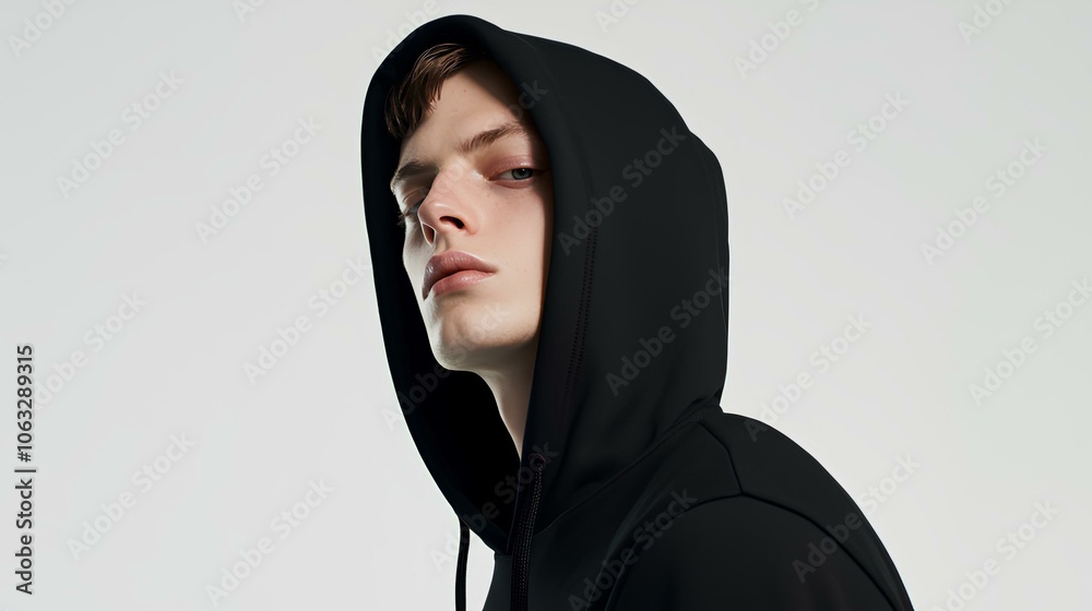 Timeless Casual Style: High Quality Plain Black Hoodie Jacket Timeless Casual Style: High Quality Plain Black Hoodie Jacket