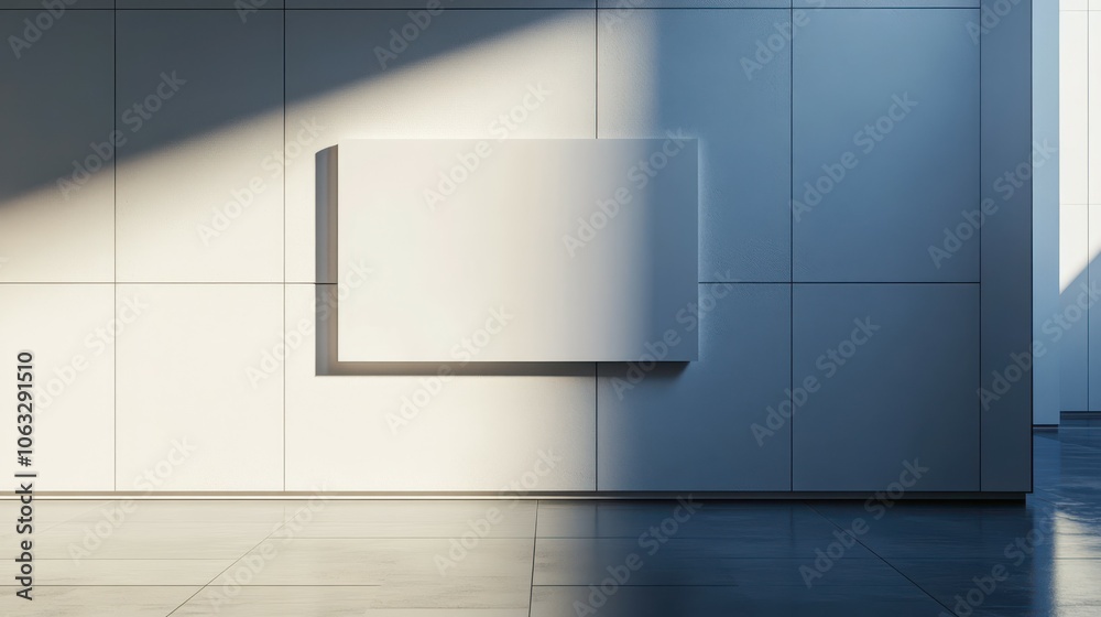 Square Signboard Wall Mockup Square Signboard Wall Mockup