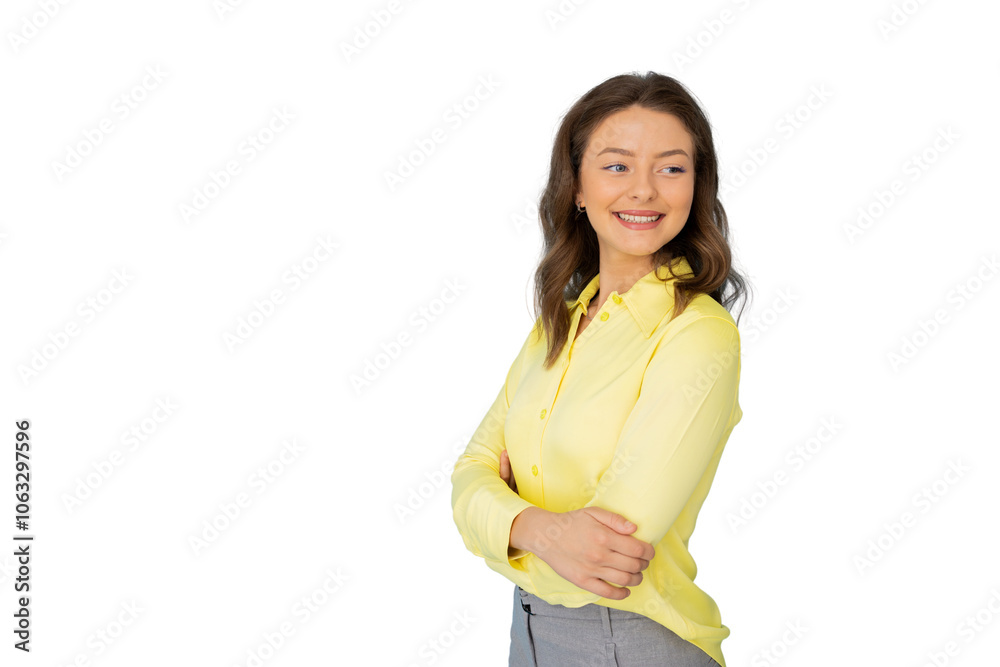 Dynamic young woman with a business mindset Dynamic young woman with a business mindset