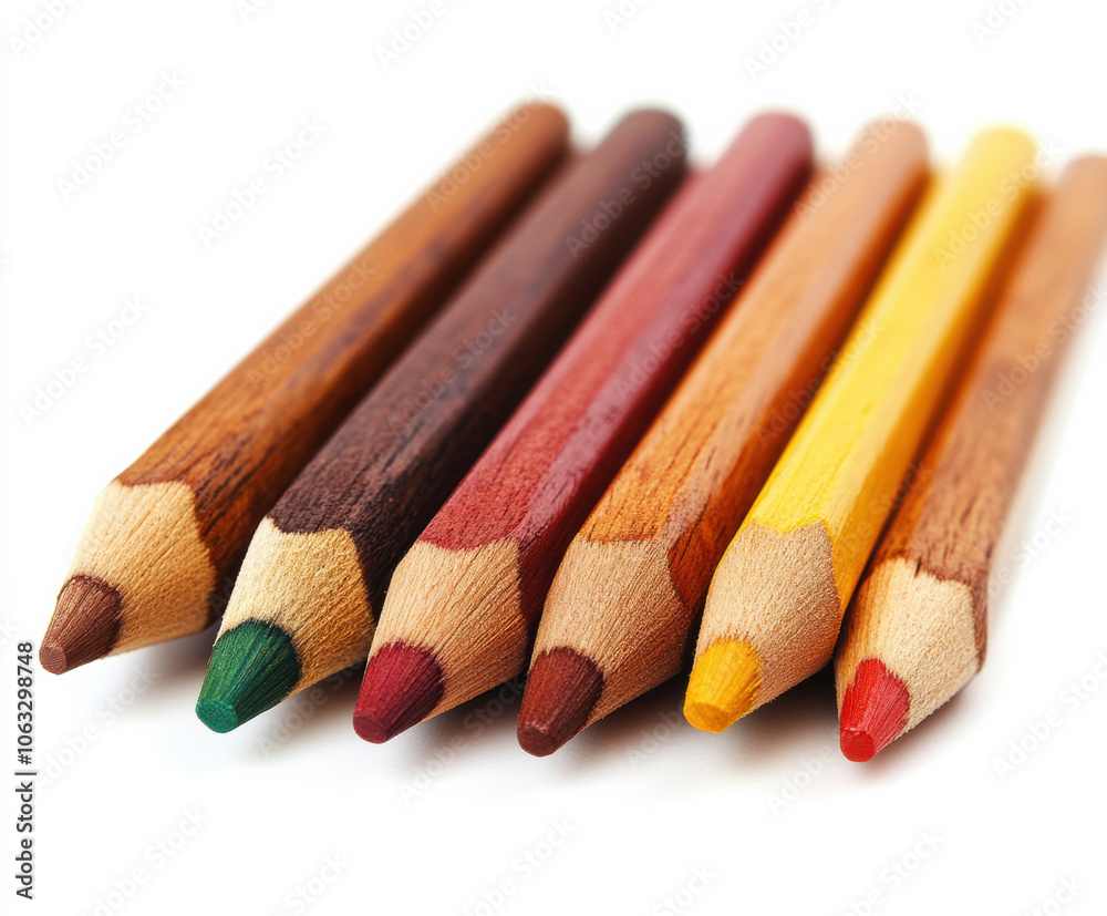 Colored pencils neatly aligned, close-up of vibrant shades, art supplies, creative tools, wooden pencils, school supplies, colorful drawing tools, stationery, detail Colored pencils neatly aligned, close-up of vibrant shades, art supplies, creative tools, wooden pencils, school supplies, colorful drawing tools, stationery, detail