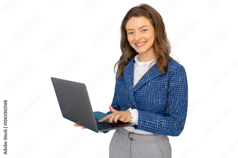 Successful businesswoman ready for work Successful businesswoman ready for work