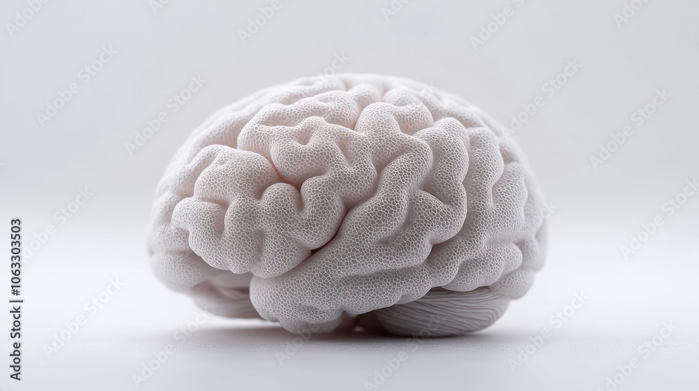 brain wallpaper isolated on a light background brain wallpaper isolated on a light background