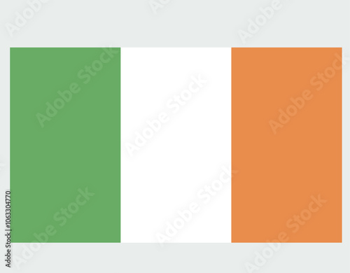 Ireland flag vector illustration