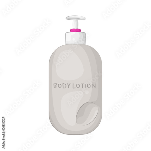 Illustration of body lotion 