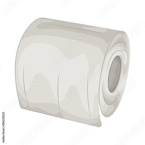 Illustration of toilet paper